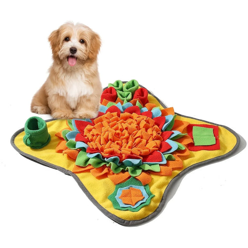 Dog Snuffle Mat – Interactive Foraging Mat for Boredom Relief