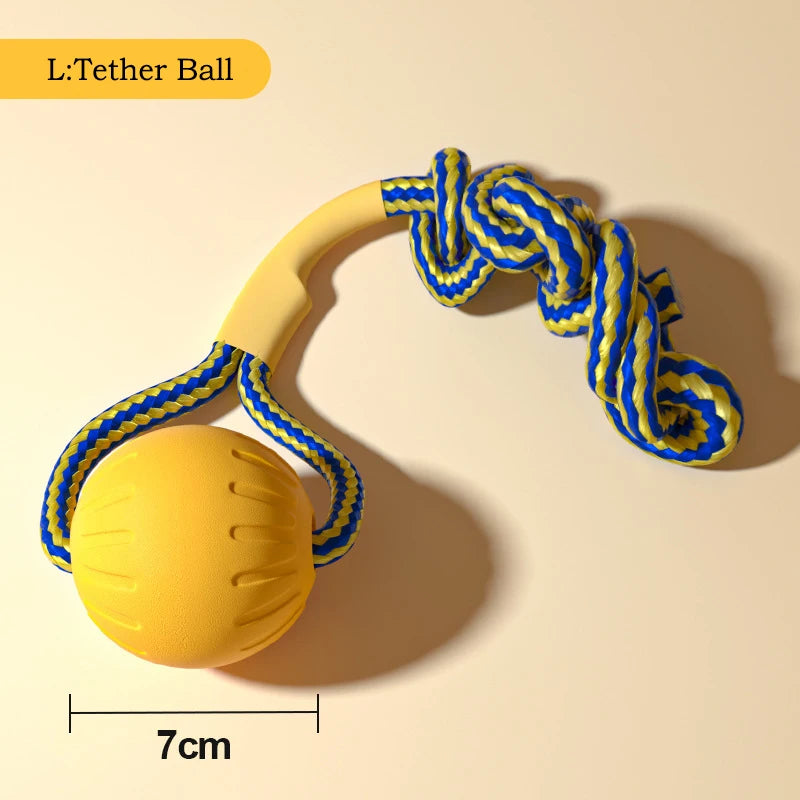 Tug Ball on a Rope – Fetch & Tug Dog Toy