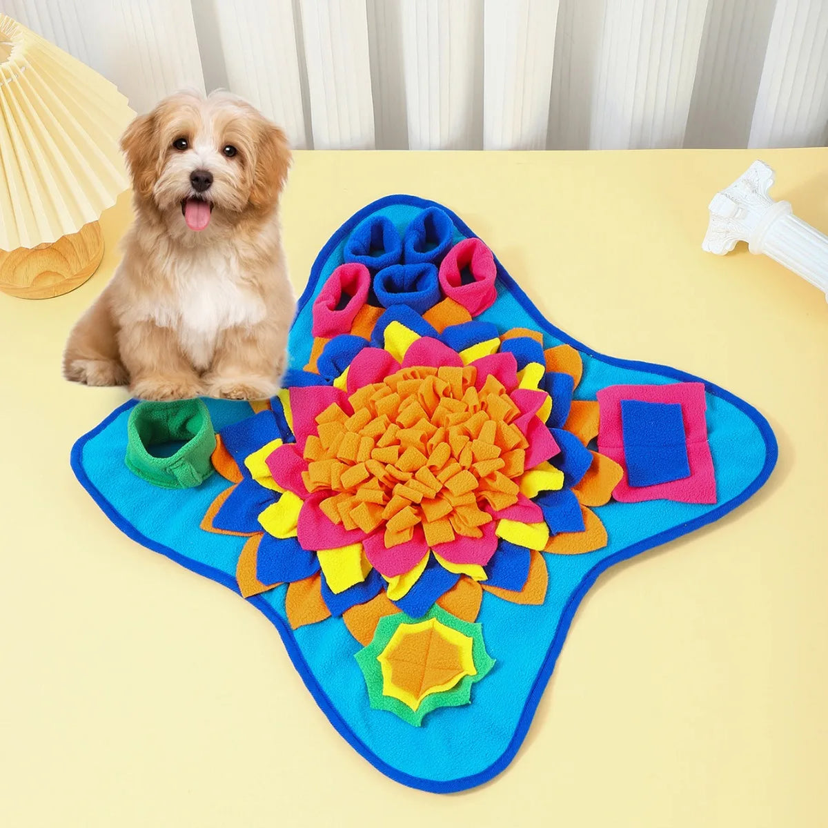 Dog Snuffle Mat – Interactive Foraging Mat for Boredom Relief