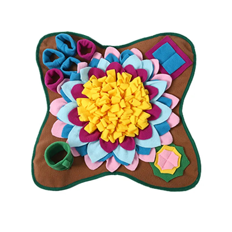 Dog Snuffle Mat – Interactive Foraging Mat for Boredom Relief