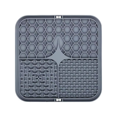Calming Lick Mat for Dogs – 2-Pack Silicone Slow Feeder with Suction Cups
