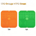 Calming Lick Mat for Dogs – 2-Pack Silicone Slow Feeder with Suction Cups