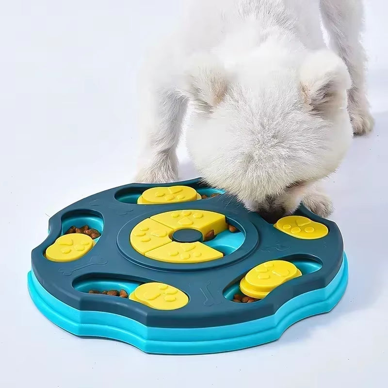 Dog Puzzle Feeder – Interactive IQ Treat Dispenser Toy