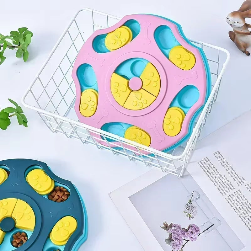 Dog Puzzle Feeder – Interactive IQ Treat Dispenser Toy